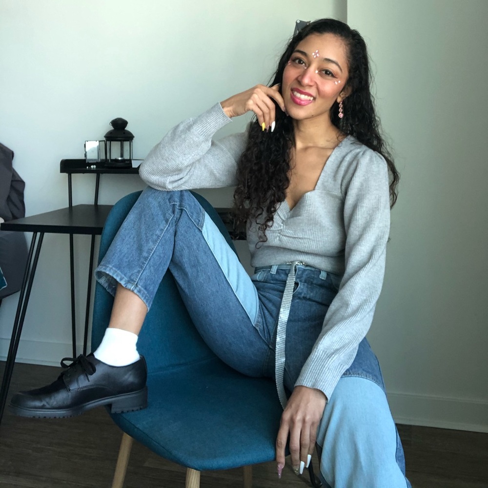 Y2K YesStyle Patchwork Jeans Sz 24/25